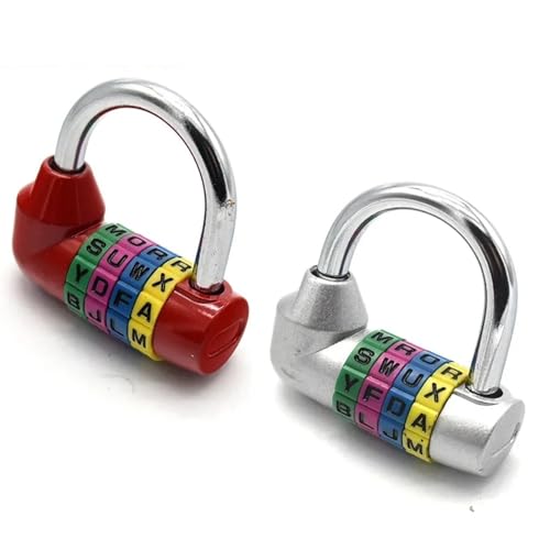 Cadenas à combinaison rouge MMS63 contre la perte de clés