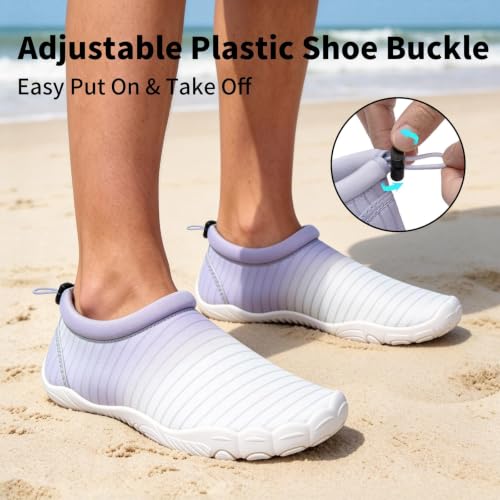 Image of Mishansha Womens Barefoot Water Shoes Wide Toe Box Swim Shoes Quick Dry Non Slip