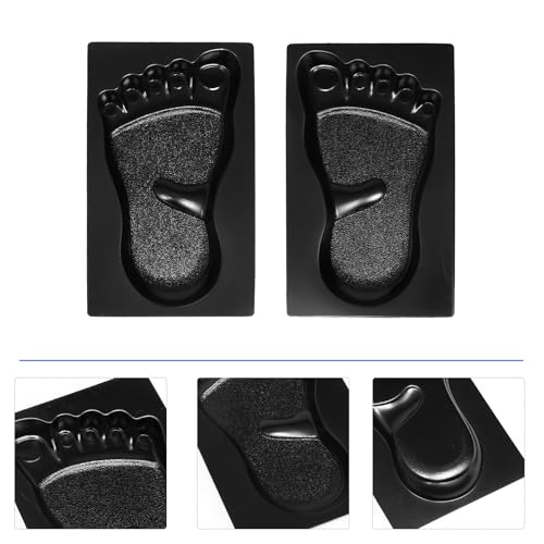 Molde para baldosas de suelo de plástico negro de 2 piezas Mobestech bricolaje 7