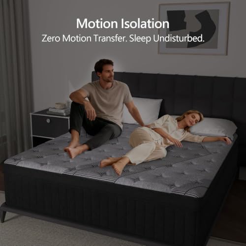 Zhihuvg Queen Size Mattress, 12 Inch Hybrid Mattress in a Box, Medium Firm,Memory Foam and Individual Pocket Springs for Pressure Relief, CertiPUR-US Certified by Zhihuvg - Used condition - Image 7