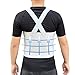 Rib Injury Chest Binder Brace for Cracked Ribs - Elastic Rib Support Belt for Men and Women - Rib Cage Support Belts Chest Compression Wrap for Bruised, Fractured or Dislocated Ribs Protection, Compression Wrap and Chest Support (Large ( Fits 41” - 51” ))