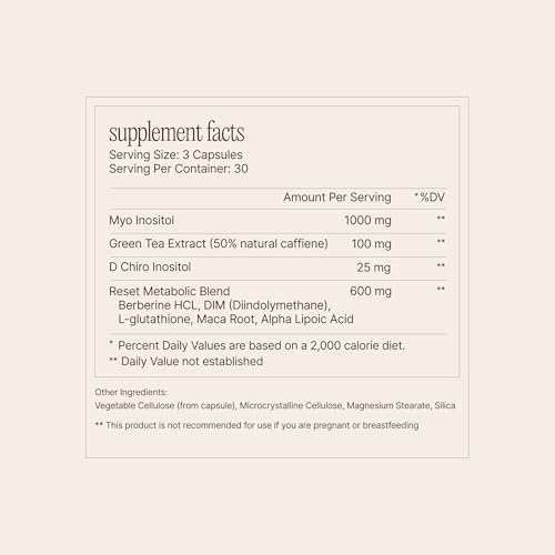 Paulina FITNESS Reset AM Metabolism and Hormone Support Supplement | Appetite Regulation, Metabolism Support, Enhanced Energy and Mood, Hormones | for Holistic Wellness | 90 Capsules - Image 5