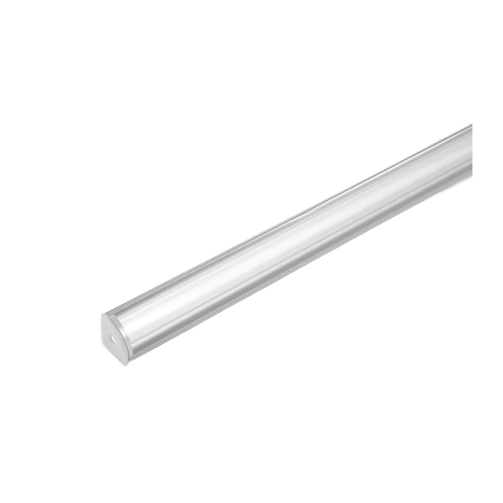 1-30pcs/Lot Perfil Aluminio Led Corner Aluminium Profile Channel Holder(4 pcs,V-Shaped Transparent)