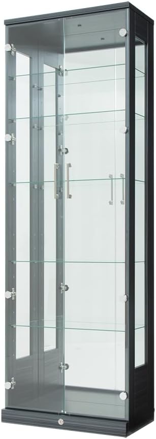 リコメン堂 サラ60 ハイタイプ コレクションラック フィギュアケース コレクションケース コレクションボード 高さ180cm (ブ