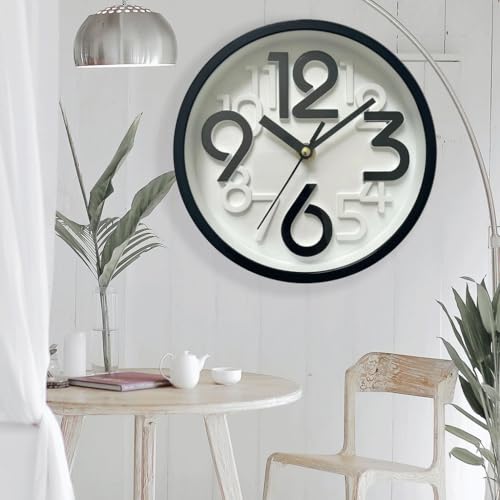 Petite horloge murale XJBTBA numérique compacte à écran clair - 2