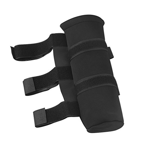 1PC Black Roll Bar 2.5 lb Fire Extinguisher Holder Bag for Jeep Wrangler Car Truck 4x4 UTV MINGLI Vehicle Extinguisher Strap Mount Bracket Strap