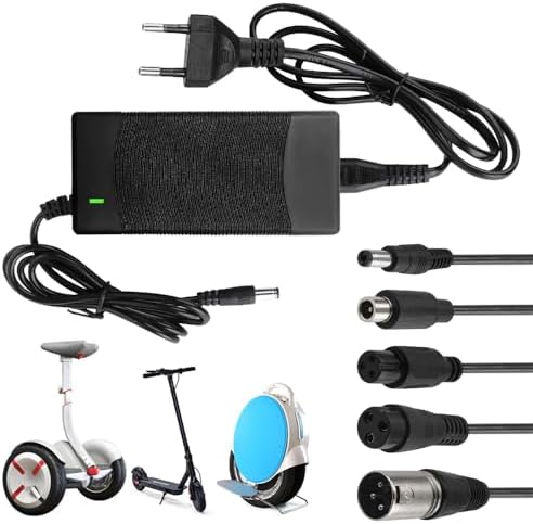 Honszex 42V 2A Chargeur Trotinette Electrique, Chargeur de Batterie 36V