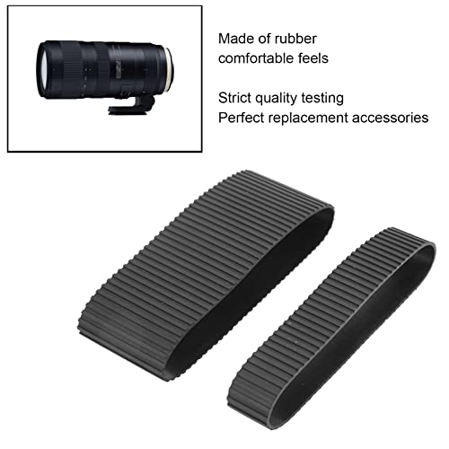 ciciglow Anillo de Goma de Lente, 2 Piezas Anillo de Goma de Empuñadura de Zoom Empuñadura de Zoom de Lente de Repuesto y Empuñadura de Enfoque para SP 70‑200 Mm F2.8 Di VC USD G2 - imagen 3