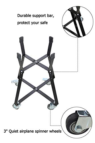 Dracarys Rolling Cart for Minimax Big Green Egg Accessories,Green Egg Rolling Nest with Heavy Duty Locking Caster Wheels Powder Coated Steel Rolling Outdoor Cart for Minimax Big Green Egg Grill Stand
