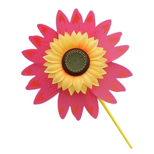 Vent Tourne-moulins, Moulin À Vent Jardin, Arcen Ciels Moulin À Vent Spinner, Moulin À Vent Décoratif, pour avec Structure Et Couleurs Lumineuses pour Parc, Jardin, Ho