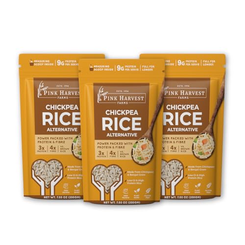 Pink Harvest Farms Chickpea Rice Alternative, Diabetic-Friendly, High Protein, Low