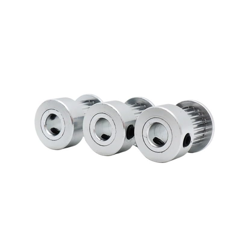2GT Zahnriemenscheibe 12T-20T – Aluminium Synchronrad Für 2M Zahnriemen, Bohrung 3-8mm, Breite 6-15mm