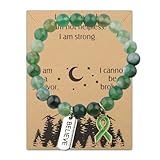 WSNANG Organ Donation Appreciation Gift Green Ribbon Mental Health Awareness Bracelet Kidney Donor Transplant...