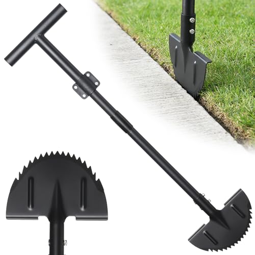 Half Moon Edger Lawn Tool, 48.5" Adjustable Hand Edger