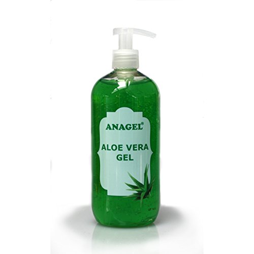 Aloe Vera Gel with pump dispenser - Natural skin treatment after sun, hair removal, shaving etc (500ml)