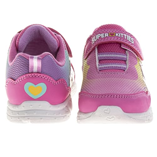 Super Kitties Sneakers for Girls - Bitsy Buddy Sparks Ginny Shoes - Lightweight Breathable Shoe Athletic Sneaker (Sizes: 6-10 Toddler / 11-12 Little Kid)3