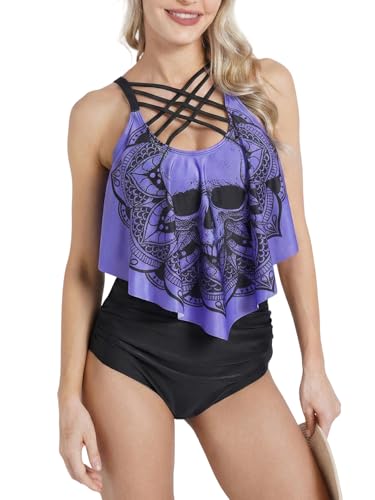 DRESSFO Women's Bikini Set High Waisted Bikini Two...