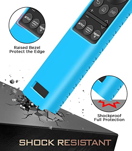 Silicone case for Samsung Remote-Glow Blue