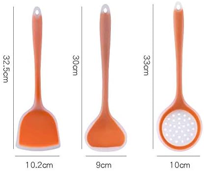 5pcs Silicone Kitchenware Non-Stick Cookwarre Cooking Tool Spatula Ladle Shovel Spoon Soup Kitchen Utensils Set