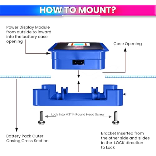 Image of amiciSolar SOC Indicator for DALY BMS with UART Port | Real-Time Battery Charge Percentage Monitoring for Smart BMS
