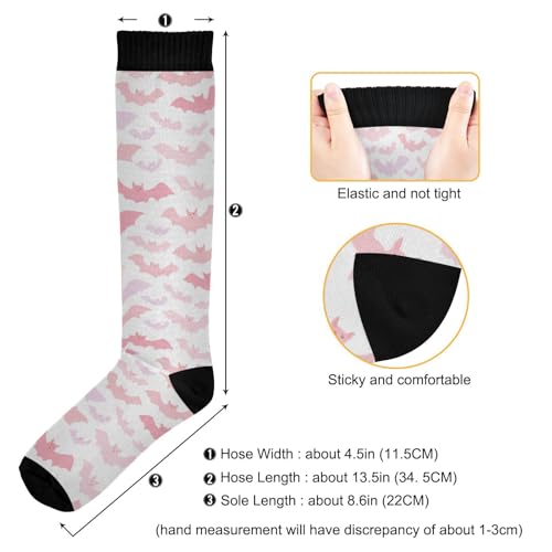 Image of SHJI Compression Socks for Women Sock Men Knee High Stockings for Running Athletic Hiking Cycling