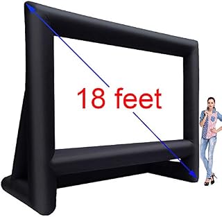 18 feet Inflatable Outdoor Projector Movie Screen - Package with Rope, Blower +