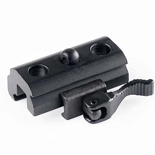 JINSE QD Quick Detach Cam Lock 20mm Picatinny Weaver Rails Bipod Adapter