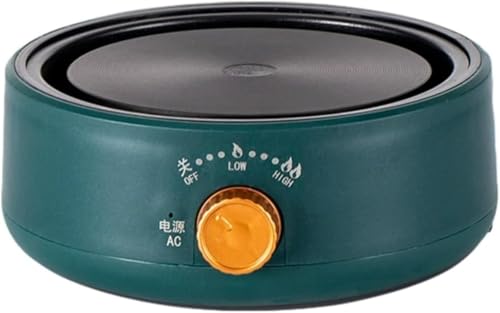 UIBRLUK 新しい花茶鍋電気ストーブ 多機能加熱 水ボイラー 茶ストーブ ミニ小型電気ストーブ 茶ボイラー (エッジ,グリーン)