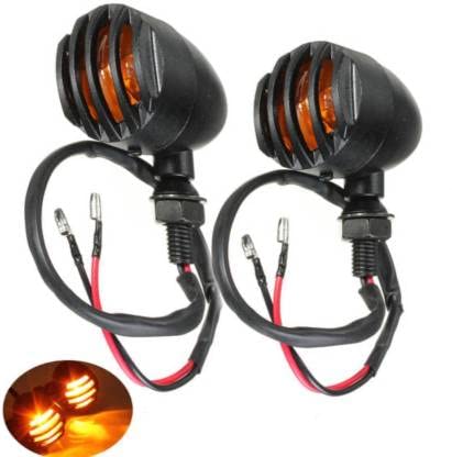 SELVIKE Turn Signals Light Blinker Indicator Harley Style Universal for All Bike Models - Amber-image-29
