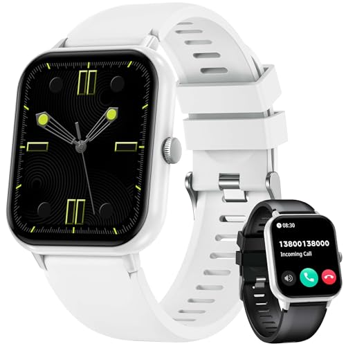 Reloj Inteligente Hombre Mujer Smartwatch: 1.83' Smart Watch con Llamadas Bluetooth Relojes Deportivo con Pulsómetro Monitor de Sueño para 100 Deportivos Pulsera Actividad Compatible Android iPhone