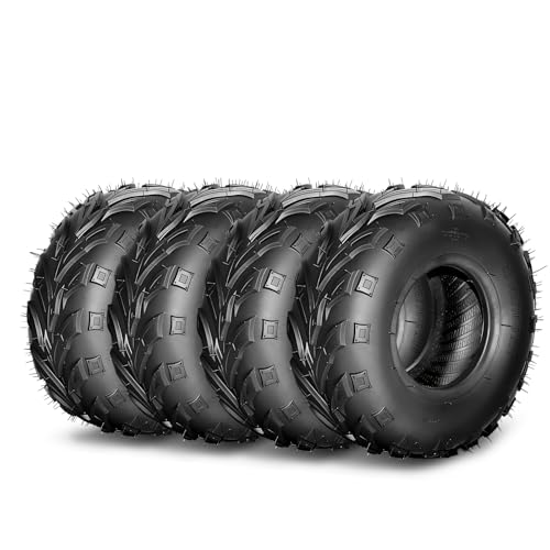 MOTOOS 145/70-6 Tires 145 70-6 Go Kart Tires 145/70x6(14x6-6) Fit for Coleman CC100X CT100u 4-Ply Directional Tread Tubeless Set of 2