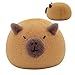 Cartoon Capybara Body Sponge - Plux Esfoliante Bagno Scurpor, Pulizia della pelle morbida | Adorable Animal Shower Sponge for Childre immagine