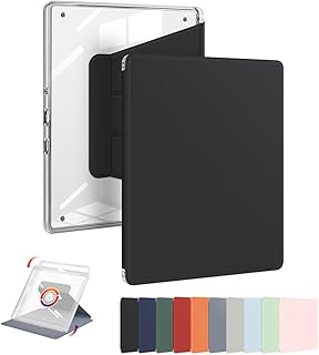Case for Kindle Scribe with Pencil Holder - (360 Degree Rotation & Auto Wake/Sleep), Premium Folio Stand Case with Flexibl...