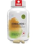 Live 5AM Organic Ashwagandha 6000mg + L-Theanine & Magnesium BisGlycinate | Stress Relief, Relaxation, Focus & Mood Balance | Adaptogen for Calm & Mental Clarity | 120 Capsules | Made in Canada
