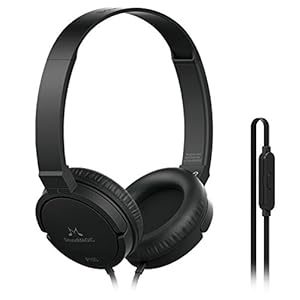 Soundmagic P10S Wired Over The Ear Headphone with Mic (Black/Gunmetal)