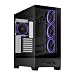 Produktbild ASUS A31 Plus TG ARGB Black ATX PC Gehäuse (vorinstallierte ARGB-Lüfter, Frontpanel aus Glas, kompatibel mit Mainboards mit versteckten Anschlüssen, 360-mm-Radiatoren, 380-mm-Grafikkarten, schwarz)