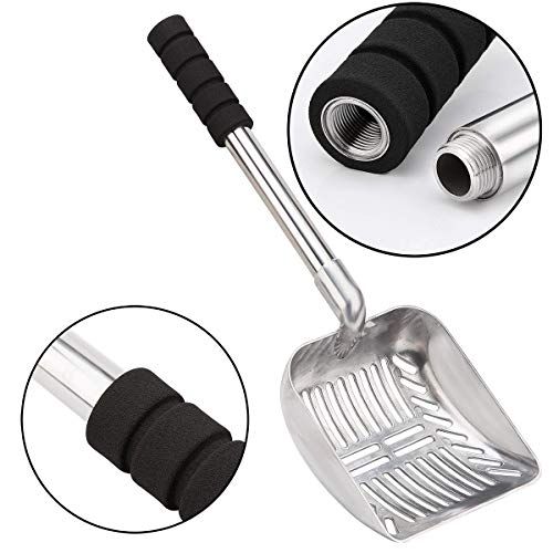 Yissone Metallo Gatto Lettiera Scoop Staccabile