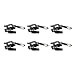 Produktbild LafyHo 6pcs Universal-Instant Fix Zipper Reparatursatz Ersatz Zip Slider Zähne Reißverschlüsse