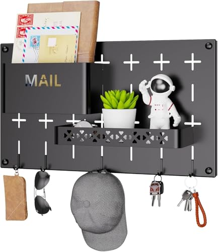 Golden Bell Schlüsselhalter für die Wand, DIY Schlüsselbrett mit Ablage