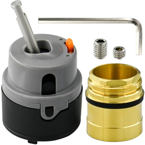 RP50587 Cartridge Replacement for Delta Single Handle Kitchen and Lavatory Faucets Works with DIAMOND Seal Technology Models Featuring a 36 mm Motion (Include RP51503 Bonnet Nut