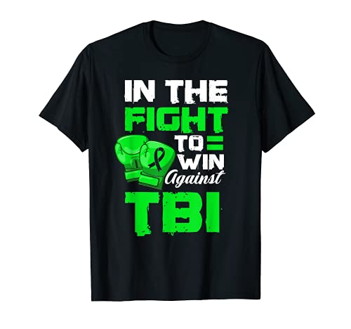 En la lucha para ganar contra el guerrero de combate de lesiones cerebrales TBI Camiseta