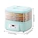 Freeze Dryer Machine - 360° Airflow Food Dehydrator Machine With 6 Stackable BPA-Free Trays, Food Dehydrator Machine With Digital Adjustable Timer & Temperature Control, for Beef Fruits Meat (A)