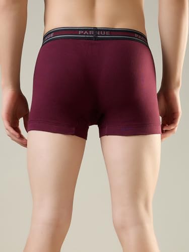 Image of Park Avenue Men Regular Fit Solid Pattern Pure Cotton Trunk Pack of 2