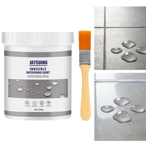 XULEGGNK Transparent Flüssigkunststoff Abdichtung 300g Hochtemperaturbeständige Abdichtung - Schnelltrocknend Übermalbar Dichtmasse Wasserdicht für Innen und Außen Versiegelung Dachabdichtung