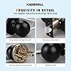 10 Pack Modern Door Knob Passage Door Knob, Black Closet - View #6