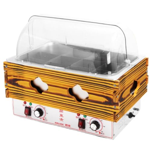 YAKINOおでん鍋 、業務用デスクトップおでん機 、おでん機械、9グリッド 10L大容量 電気おでん鍋 0-300℃温度調節可能 自動保温機能 仕切り鍋 ステンレス鋼 仕切り付 卓上型 デスクトップおでん鍋 多用途おでん鍋 卓上万能鍋 しゃぶしゃぶ鍋 中