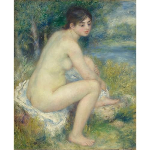 Impression d'art Renoir Nue féminine déco murale chambre et bureau 76x101