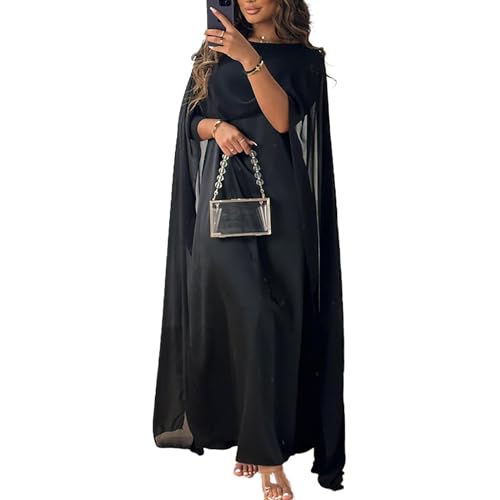 Robe de soirée grande taille fluide pour masquer les complexes avec élégance - 2