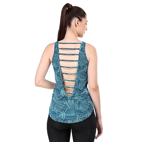 Image of ReDesign Apparels Women's Athleisure Dri Fast Workout Sleeveless Top Sports Gym Tshirt