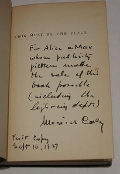This Must Be the Place: Memoirs of Jimmie the Barman (James Charters) as told to Morrill Cody